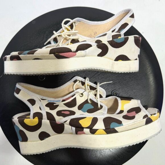 Beremina NWOT cheetah print platform sandals - Picture 4 of 7